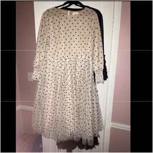 Dainty Jewells tulle polka dotted dress!